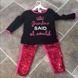 Girls boutique outfit 2t/3t